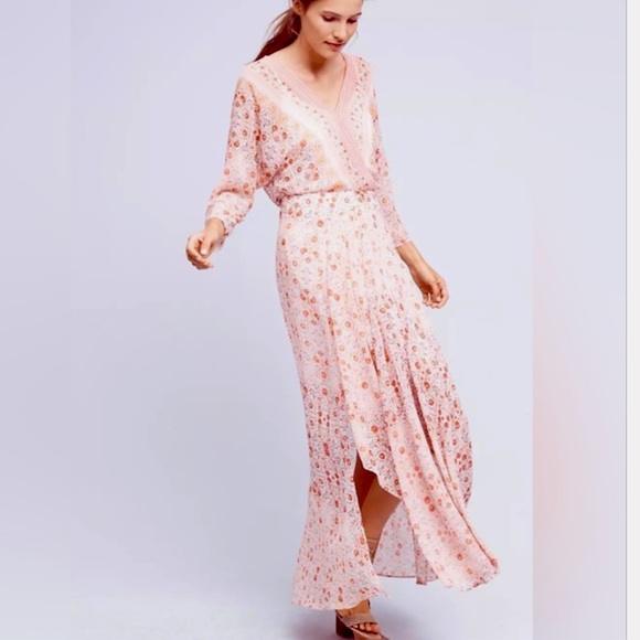 HD in Paris Anthropologie Varina Maxi Dress, size 6 - Picture 9 of 11